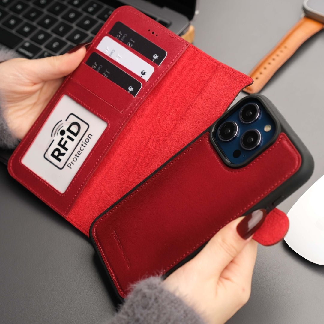 Casper iPhone 16 Pro Max Wallet Case Leather MagSafe
