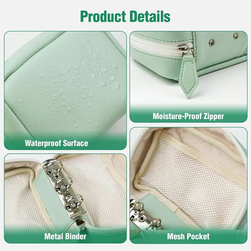 💊 A8 Waterproof Pill Pouch Set – 14 Color-Coded Pouches, Crush-Proof Shell, Up to 2 Weeks of Meds! ✨